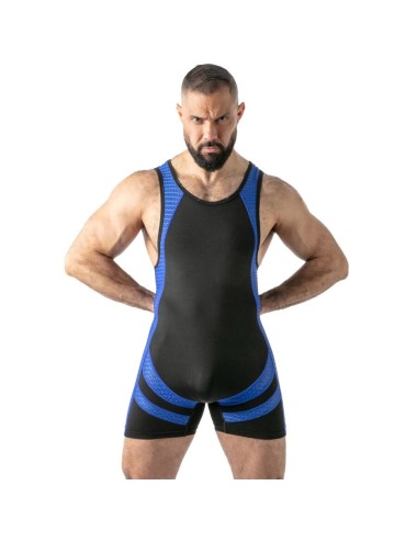 LOCKER GEAR - OPEN ACCESS SINGLET BLUE M