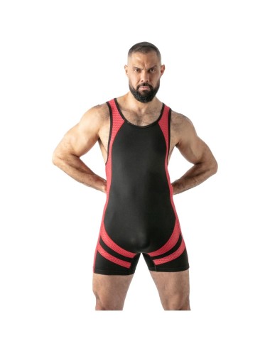 LOCKER GEAR - OPEN ACCESS SINGLET RED L
