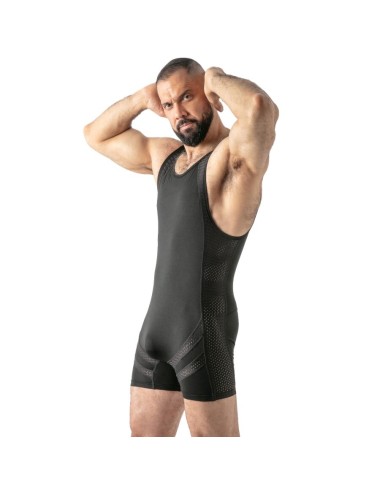 LOCKER GEAR - OPEN ACCESS SINGLET BLACK S