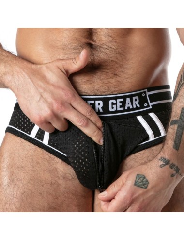LOCKER GEAR - SPORT MESH JOCK BRIEF BLACK XL