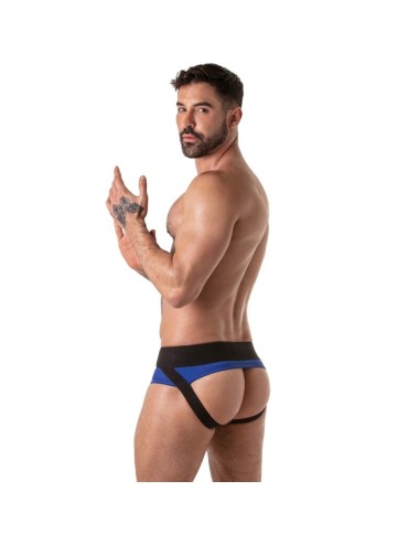 LOCKER GEAR - WIDE WAISTBAND JOCK BRIEF BLUE L