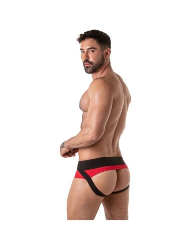 LOCKER GEAR - WIDE WAISTBAND JOCK BRIEF RED S