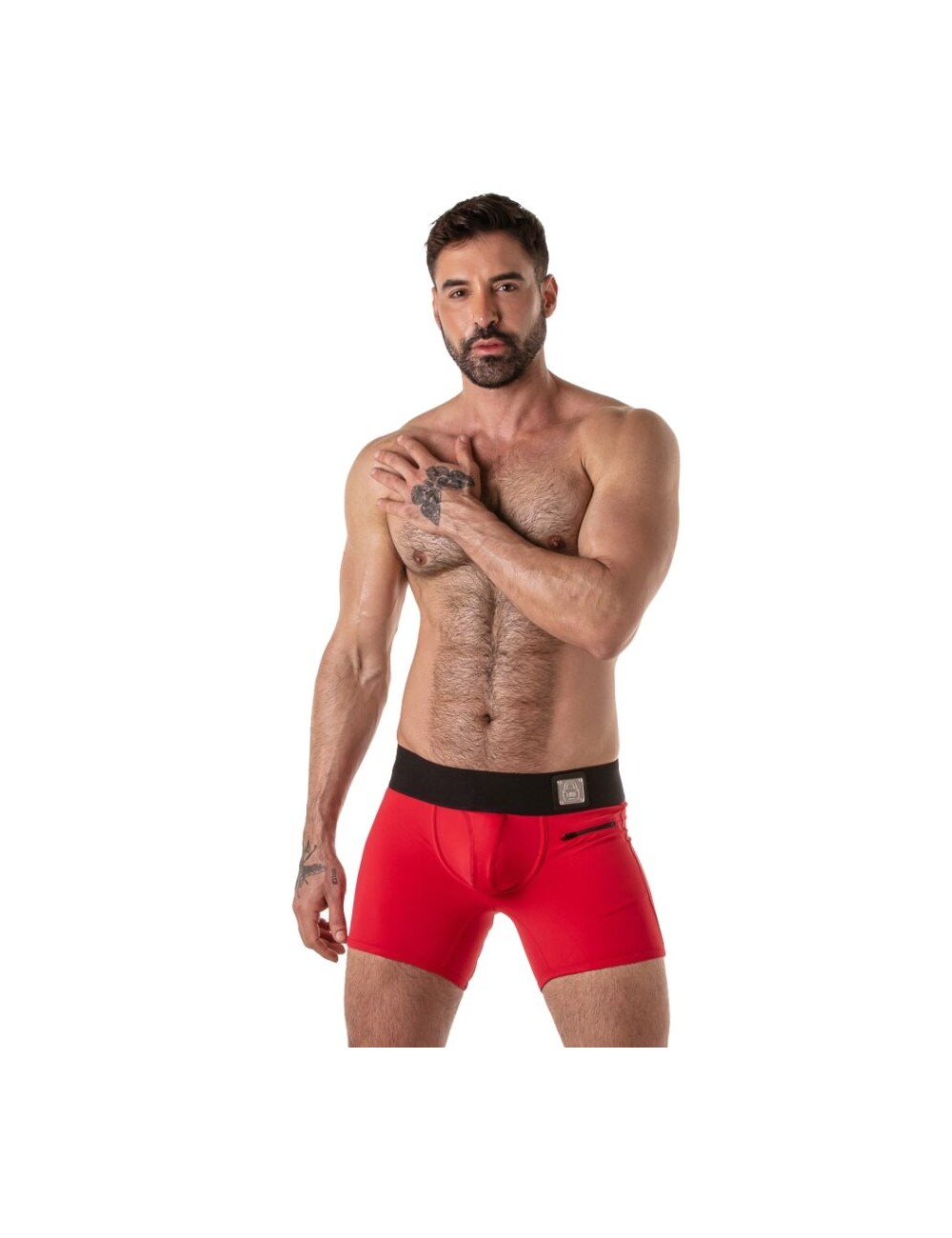 LOCKER GEAR - WIDE WAISTBAND TRUNK RED S