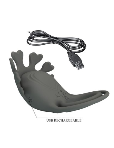 PRETTY LOVE - RECHARGEABLE VIBRATING RING WITH STIMULATOR