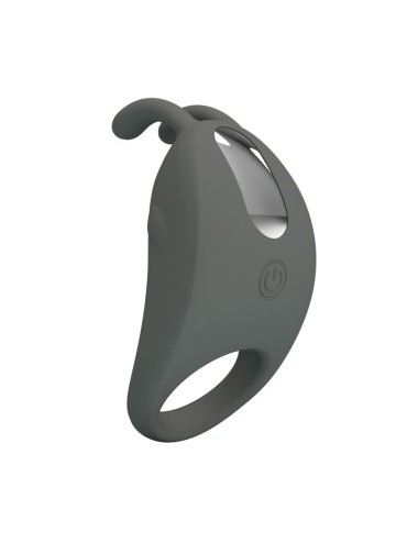 PRETTY LOVE - RECHARGEABLE VIBRATING RING WITH RABBIT STIMULATOR