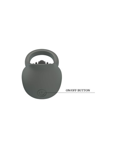 PRETTY LOVE - RECHARGEABLE VIBRATING RING WITH ORAL STIMULATION