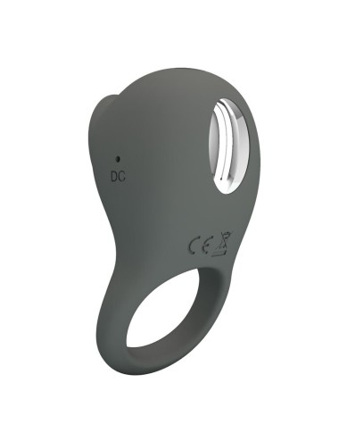 PRETTY LOVE - RECHARGEABLE VIBRATING RING WITH ORAL STIMULATION