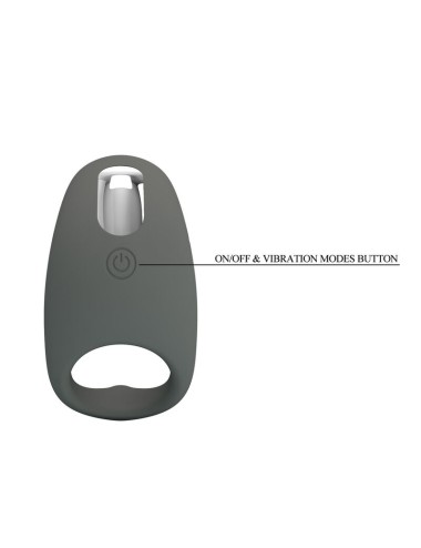 PRETTY LOVE - RECHARGEABLE SOFT SILICONE VIBRATING RING
