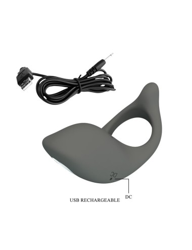 PRETTY LOVE - RECHARGEABLE SOFT SILICONE VIBRATING RING