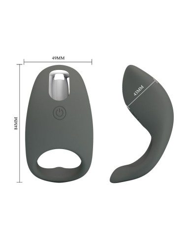 PRETTY LOVE - RECHARGEABLE SOFT SILICONE VIBRATING RING