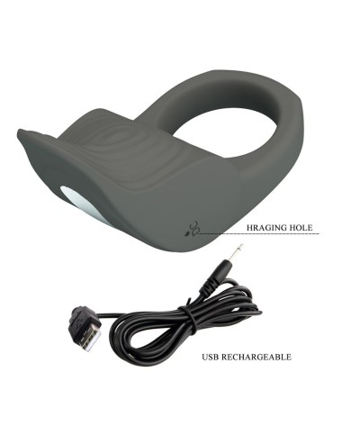 PRETTY LOVE - RECHARGEABLE FLEXIBLE SILICONE VIBRATING RING