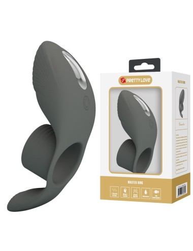 PRETTY LOVE - RECHARGEABLE VIBRATING RING WITH DUAL STIMULATION