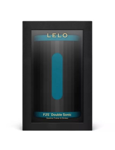 LELO - F2S DOUBLE SONIC MALE STROKER WITH DUAL SONIC STIMULATION TEAL