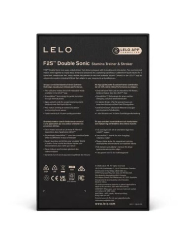 LELO - F2S DOUBLE SONIC MALE STROKER WITH DUAL SONIC STIMULATION TEAL