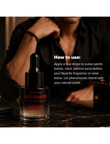 EYE OF LOVE - MATCHMAKER BLACK DIAMOND PHEROMONE PERFUME OIL 20 ML