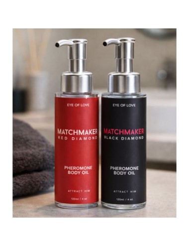 EYE OF LOVE - MATCHMAKER BLACK DIAMOND PHEROMONE BODY OIL 120 ML