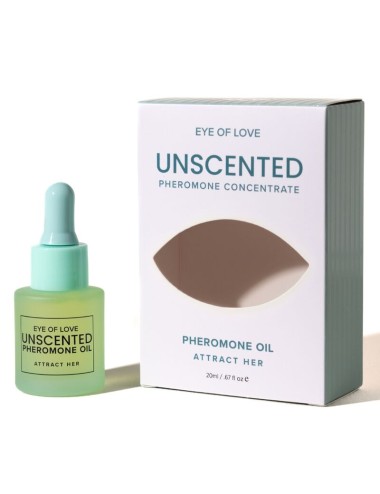 EYE OF LOVE - PHEROMONE-INFUSED PERFUMED OIL FOR MEN, FRAGRANCE-FREE, 20 ML