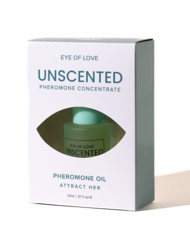 EYE OF LOVE - PHEROMONE-INFUSED PERFUMED OIL FOR MEN, FRAGRANCE-FREE, 20 ML