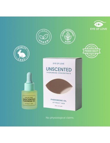 EYE OF LOVE - PHEROMONE-INFUSED PERFUMED OIL FOR MEN, FRAGRANCE-FREE, 20 ML