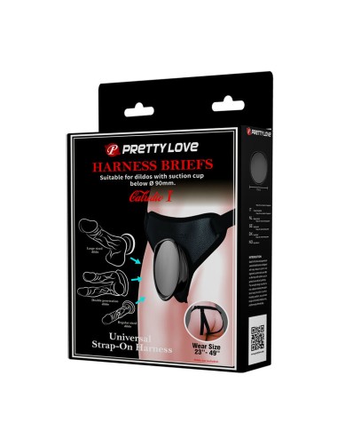 PRETTY LOVE - UNIVERSAL STRAP-ON HARNESS BLACK