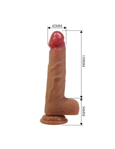 PRETTY LOVE - YETI STRAP-ON HARNESS WITH SUCTION DILDO FLESH