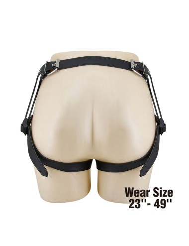 PRETTY LOVE - YETI STRAP-ON HARNESS WITH SUCTION DILDO FLESH