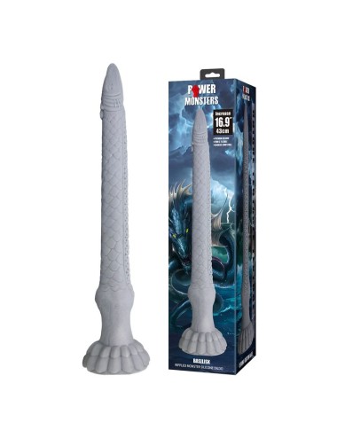 POWER MONSTERS - BASILISK FANTASY SILICONE DILDO 43 CM Ø 5 CM