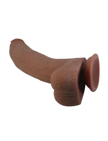 PRETTY LOVE - ULRIC REALISTIC FLEXIBLE DILDO 26 CM Ø 5.5 CM TPE BROWN