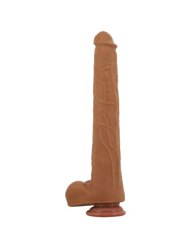 PRETTY LOVE - VIGGO REALISTIC SOFT-TOUCH SKIN-SLIDING DILDO 36,5 CM BROWN