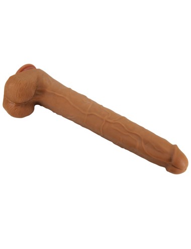 PRETTY LOVE - VIGGO REALISTIC SOFT-TOUCH SKIN-SLIDING DILDO 36,5 CM BROWN