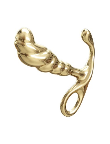 PRETTY LOVE - JACK ZINC ALLOY PROSTATE MASSAGER GOLD