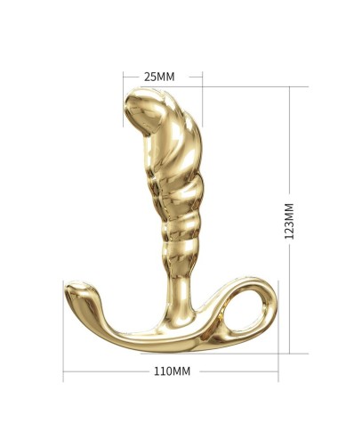 PRETTY LOVE - JACK ZINC ALLOY PROSTATE MASSAGER GOLD