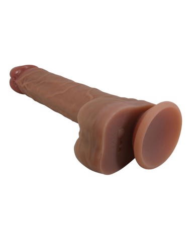PRETTY LOVE - JONATHAN REALISTIC THRUSTING VIBRATOR WITH REMOTE CONTROL BROWN