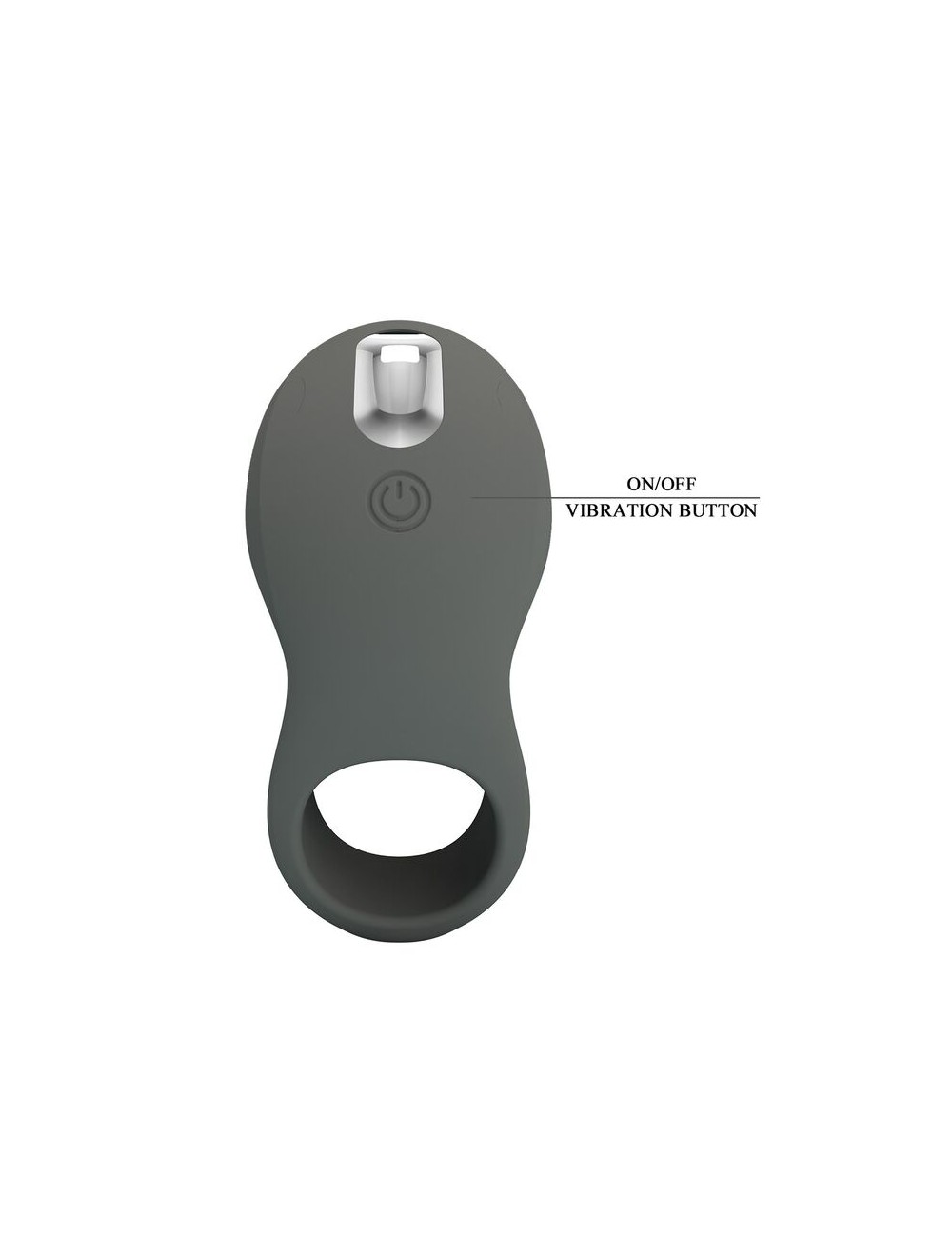 PRETTY LOVE - RECHARGEABLE VIBRATING RING WITH DUAL STIMULATOR