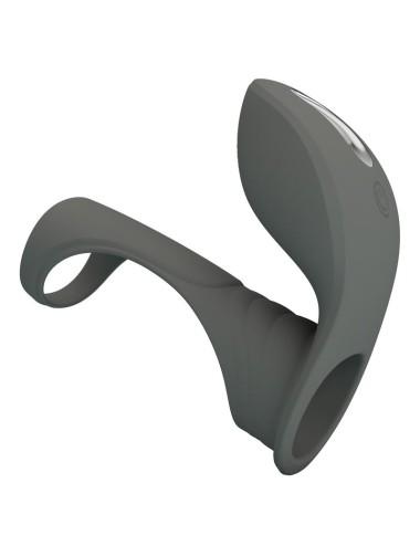 PRETTY LOVE - RECHARGEABLE VIBRATING RING WITH DUAL STIMULATOR