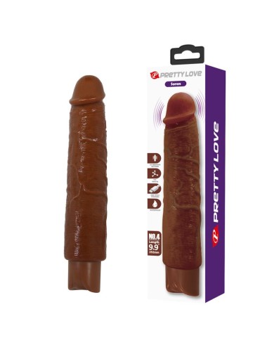 PRETTY LOVE - GAVIN REALISTIC VIBRATOR 25 CM Ø 5 CM BROWN