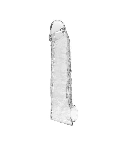 PRETTY LOVE - ADJUSTABLE PENIS EXTENSION SLEEVE 26 CM Ø 4 CM TRANSPARENT