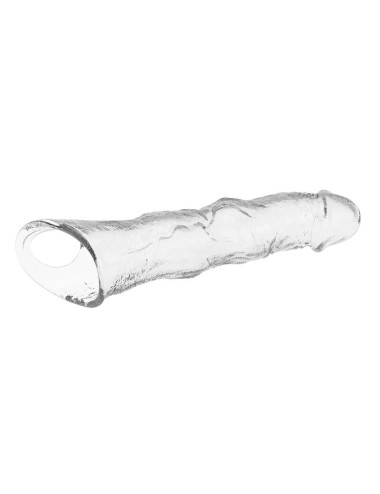 PRETTY LOVE - ADJUSTABLE PENIS EXTENSION SLEEVE 28 CM Ø 4.5 CM TRANSPARENT
