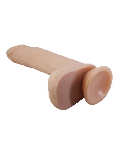 PRETTY LOVE - DAVEY THRUSTING & ROTATING VIBRATING DILDO REMOTE CONTROL 22.5 CM Ø 4.8 CM NATURAL