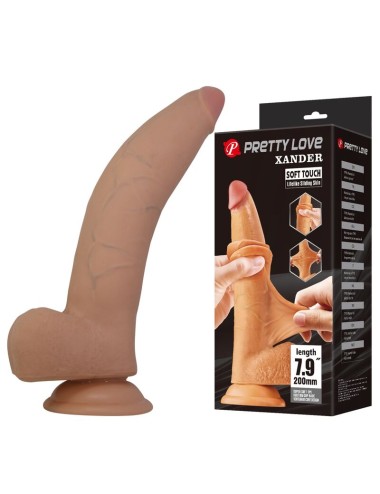 PRETTY LOVE - XANDER REALISTIC DILDO 20 CM Ø 5 CM NATURAL