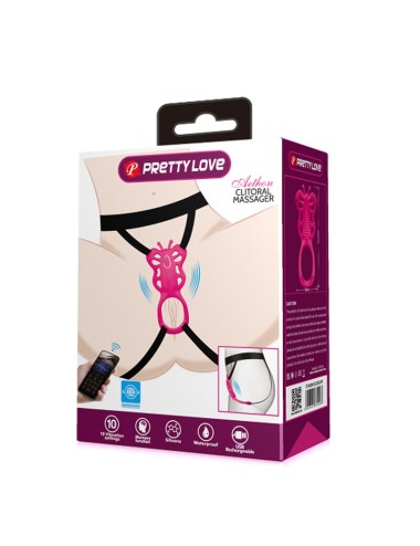 PRETTY LOVE - BUTTERFLY APP CONTROL PANTY MASSAGER PINK