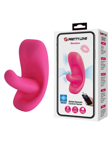 PRETTY LOVE - HAZELYNN 12 FUNCTION APP CONTROL MASSAGER PINK
