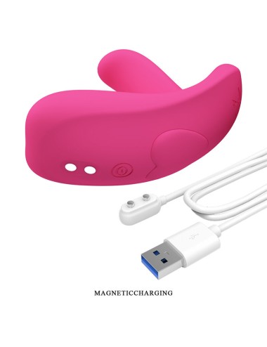 PRETTY LOVE - HAZELYNN 12 FUNCTION APP CONTROL MASSAGER PINK
