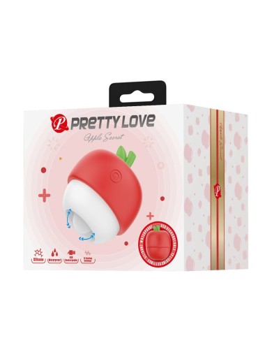 PRETTY LOVE - RECHARGEABLE TONGUE EFFECT CLITORAL STIMULATOR RED