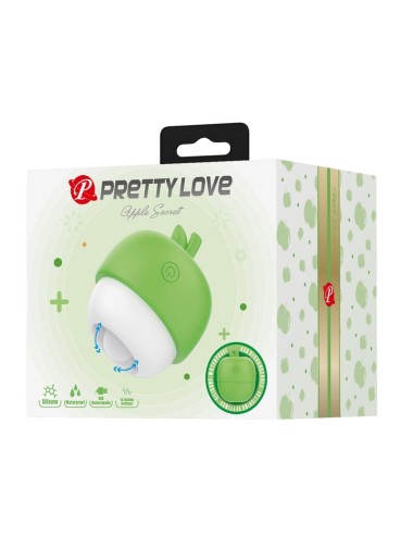 PRETTY LOVE - RECHARGEABLE TONGUE EFFECT CLITORAL STIMULATOR GREEN