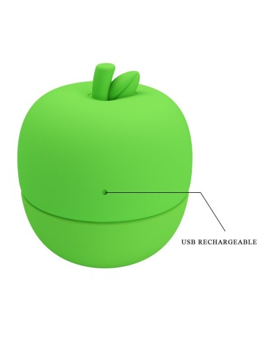 PRETTY LOVE - RECHARGEABLE TONGUE EFFECT CLITORAL STIMULATOR GREEN
