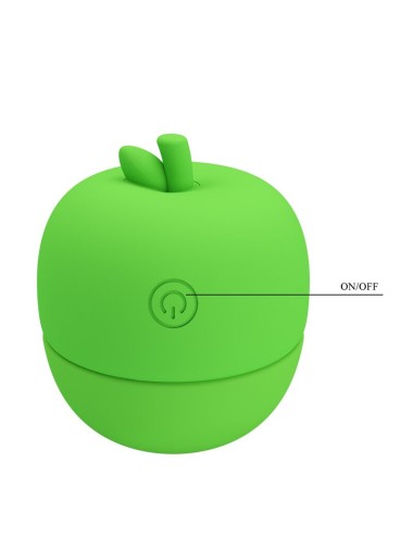PRETTY LOVE - RECHARGEABLE TONGUE EFFECT CLITORAL STIMULATOR GREEN