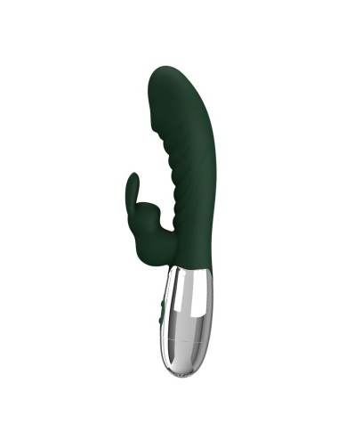 PRETTY LOVE - NAUGHTY BUNNY RABBIT VIBRATOR 30 FUNCTIONS USB RECHARGEABLE GREEN