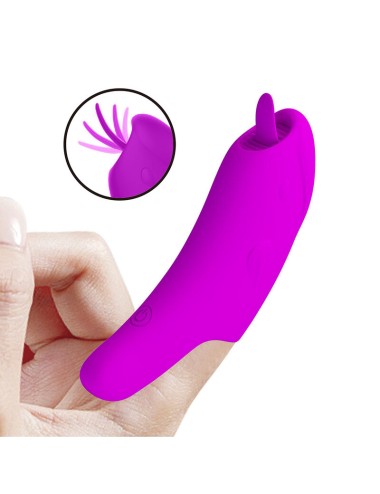 PRETTY LOVE - PETERSON HONEY FINGER RECHARGEABLE FINGER VIBRATOR PURPLE