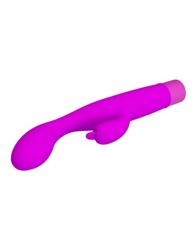 PRETTY LOVE - JENE DUAL STIMULATION G-SPOT AND CLITORAL VIBRATOR PURPLE